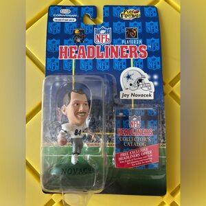 Jay Novacek 1996 NFL Headliners Corinthian Action Figure Factory Sealed Cowboys